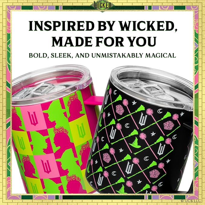 Dragon Glassware x Wicked Stainless Steel Camp Mug with Lid, 12 oz - Pink | Insulated Camping Mug For Coffee, Tea, Matcha, Hot Beverages; Official Wicked Mug - Image 6