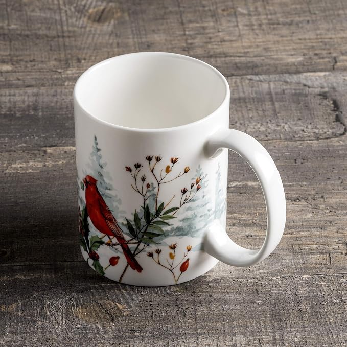 Maison d' Hermine Coffee Mug with Handles Tea Cups (15 Ounce, Pack of 1) | Fine Bone China Coffee Mugs for Hot Beverages Cappuccino Latte Home Restaurant Hotel Spring Summer -Morzine - Morzine - Image 7