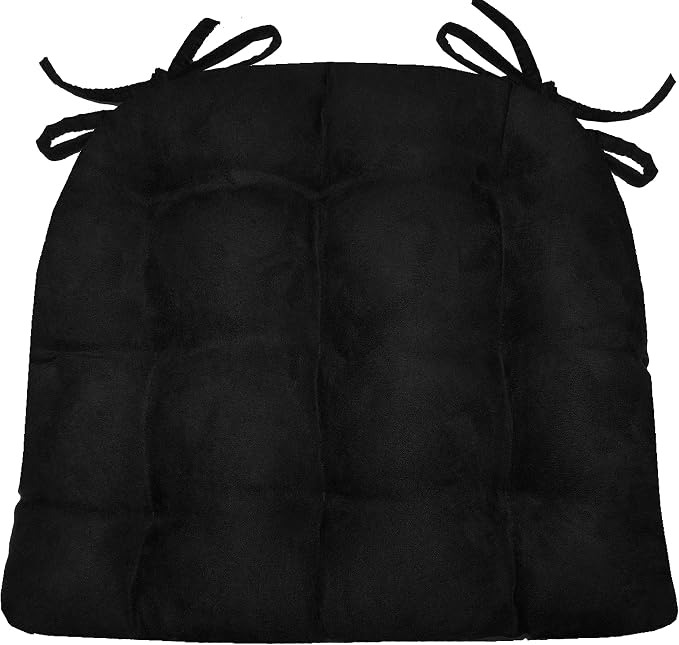 Barnett Home Decor Woodlands Peters Cabin Kitchen Chair Pads - Size Small 15 x 17 Latex Foam Fill - Bear Decor, Deer Decor, Moose Decor, Hunting Decor (Woodland Cabin Chair Pad 17") - Image 2