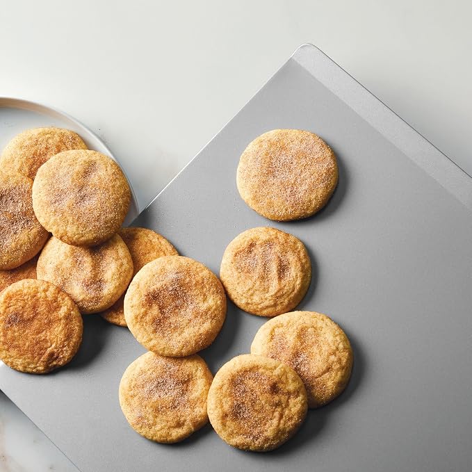 Farberware GOLDEN BAKE Nonstick Jumbo Cookie Sheet, Cookie Sheets for Baking Nonstick, 15.5-Inch x 20-Inch, Light Gray - Image 6