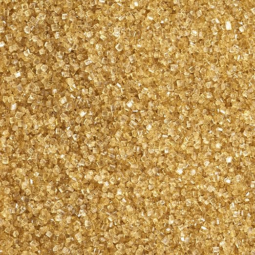 DecoPac Sanding Sugar | Sparkling Gold Edible Sugar Sprinkles | 33oz | Edible Sanding Sugar in Handheld Container | Made In USA | Sugar Sprinkle Mix For Cakes, Cupcakes, Cookies, Extra Large Pack | 33 Ounce - Sparkling Gold by Decopac