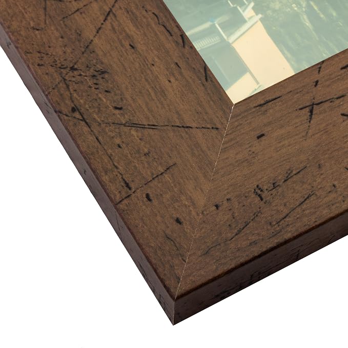 Craig Frames 17x22 Walnut Brown Picture Frame for Posters and Gallery Wall | Lightweight shatter resistant acrylic facing with a rigid backing board, made in the USA - Image 4