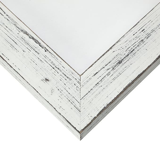 Craig Frames Jasper, 12x15 Picture Frame Matted for an 8.5x11 Photo, Marshmallow White - Image 3