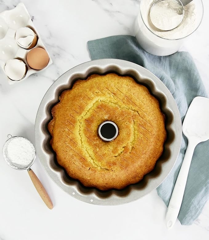 USA Pan Global Bakeware Scalloped Tube Cake Pan - Image 4