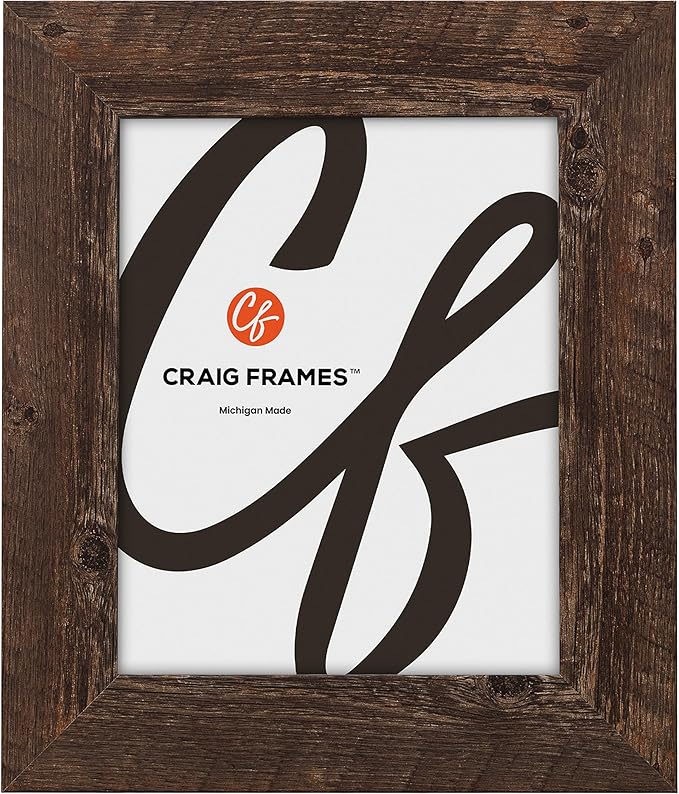 Craig Frames 23x34 Brown Oak Poster Frame for Posters and Gallery Wall | Lightweight shatter resistant acrylic facing with a rigid backing board, made in the USA - Image 5