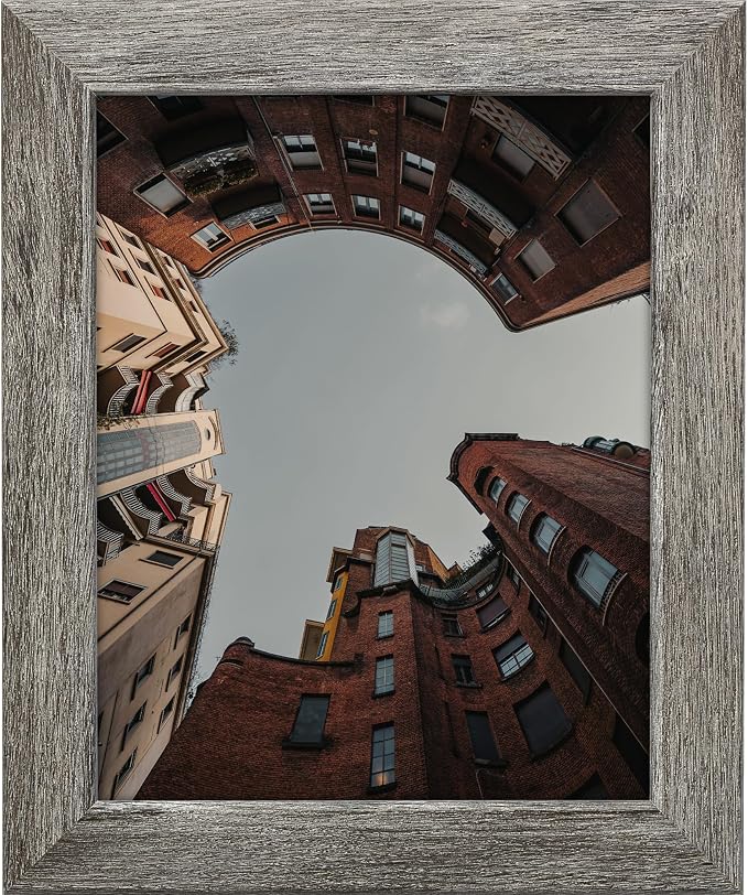 Craig Frames 26030 24 by 36-Inch Picture Frame, Smooth Grain Finish, 1.26-Inch Wide, Gray Barnwood | A lightweight, shatter resistant acrylic front, made in the USA for a gallery display - Image 4