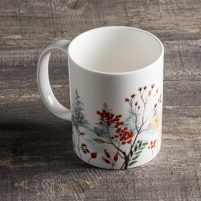 Maison d' Hermine Coffee Mug with Handles Tea Cups (15 Ounce, Pack of 1) | Fine Bone China Coffee Mugs for Hot Beverages Cappuccino Latte Home Restaurant Hotel Spring Summer -Morzine - Chamonix - Image 8