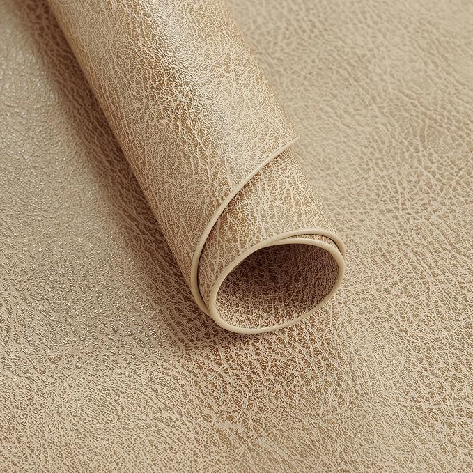 MOSAYT Vinyl Placemats Set of 4-12 X 17 Inch - Faux Leather 100% Waterproof Oil-Proof Wipeable PU Place Mats, Heat Resistant Reversible Table Mats for Kitchen, Dining, Outdoor, Apricot - Image 6