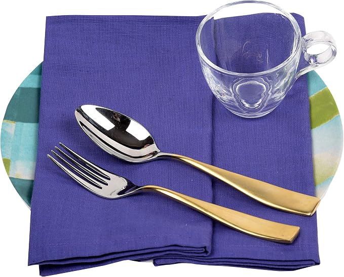 Urban Villa Cloth Napkins Cotton 20x20 (Set of 12) Multi - Image 7
