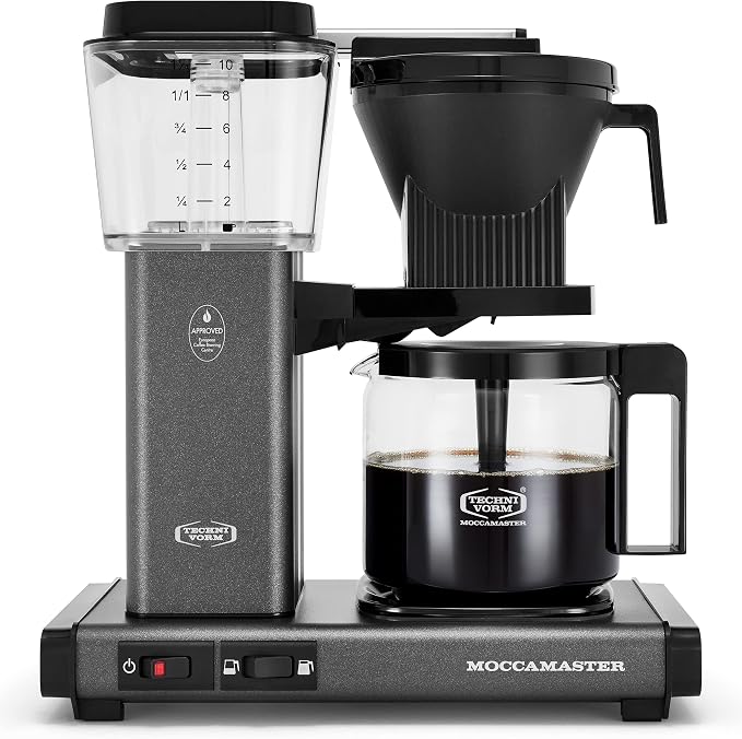 Moccamaster 53949 KBGV Select Coffee Maker, Stone Grey, 40 ounce, 10-Cup, 1.25L by Unknown