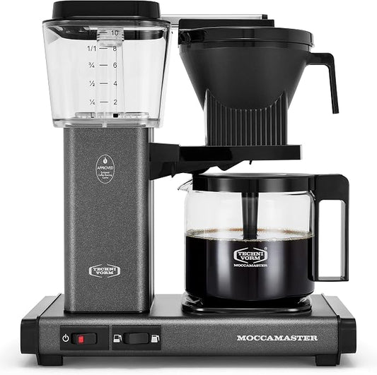 Moccamaster 53949 KBGV Select Coffee Maker, Stone Grey, 40 ounce, 10-Cup, 1.25L by Unknown