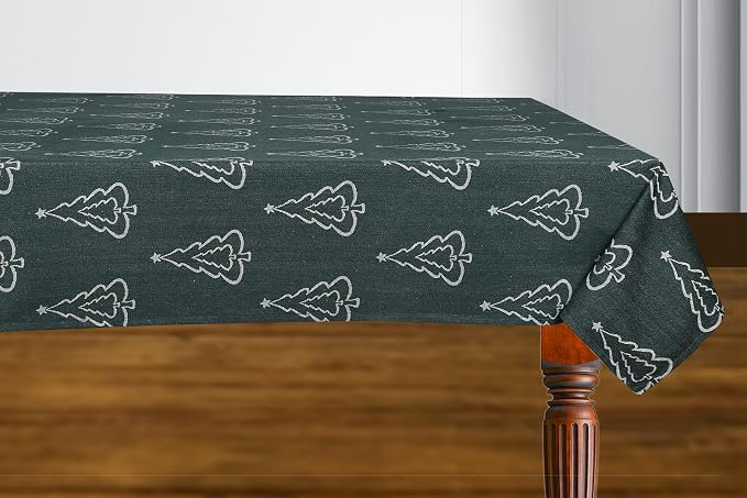 Urban Villa Tablecloth Cotton Tabletop 60x102 (8-10 Seats) Jaqrd Tree - Image 3