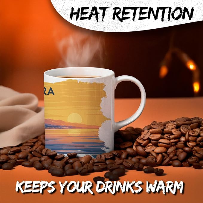 Santa Barbara California Ceramic Coffee Mug 11oz White ID44991 | Tea, latte & hot cocoa cup for the home or office – travel souvenir gift for men, women & coworkers - Image 3