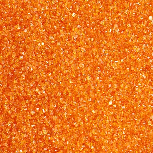 DecoPac Sanding Sugar | Orange Edible Sugar Sprinkles | 33oz | Edible Sanding Sugar in Handheld Container | Made In USA | Sugar Sprinkle Mix For Cakes, Cupcakes, Cookies, Extra Large Pack | 33 Ounce - Orange by Decopac