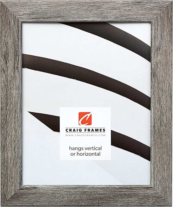 Craig Frames Bauhaus 125, 17x22 Picture Frame, Barnwood Gray - Image 3