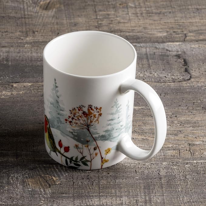 Maison d' Hermine Coffee Mug with Handles Tea Cups (12 Ounce, Pack of 1) | Fine Bone China Coffee Mugs for Hot Beverages Cappuccino Latte Home Restaurant Hotel Spring Summer -Morzine - Chamonix - Image 7