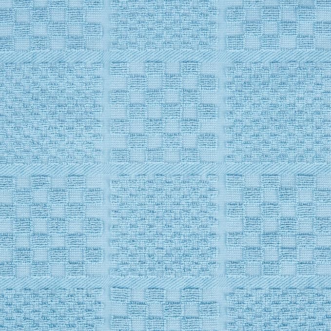 KitchenAid Quilted Cotton Terry Cloth Oven Mitt, Pot Holder, Kitchen Towel 4-Pack Set, Heat Resistant, Silicone Grip, Gift Set, Blue Velvet, 16"x26", 7"x13" & 7"x10" - Image 3