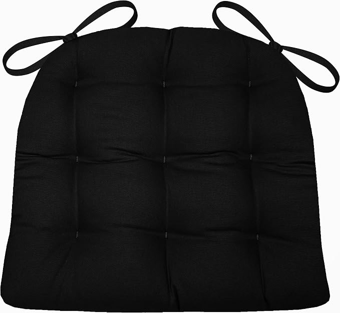 Barnett Home Decor Peters Cabin Dining Chair Pad with Ties - Size Medium 16.5 x 18 - Latex Foam Fill Cushion - Woodlands Rustic Lodge & Lake House Décor (Bear, Moose, Deer, Pine Cones, Waterfowl) - Image 2