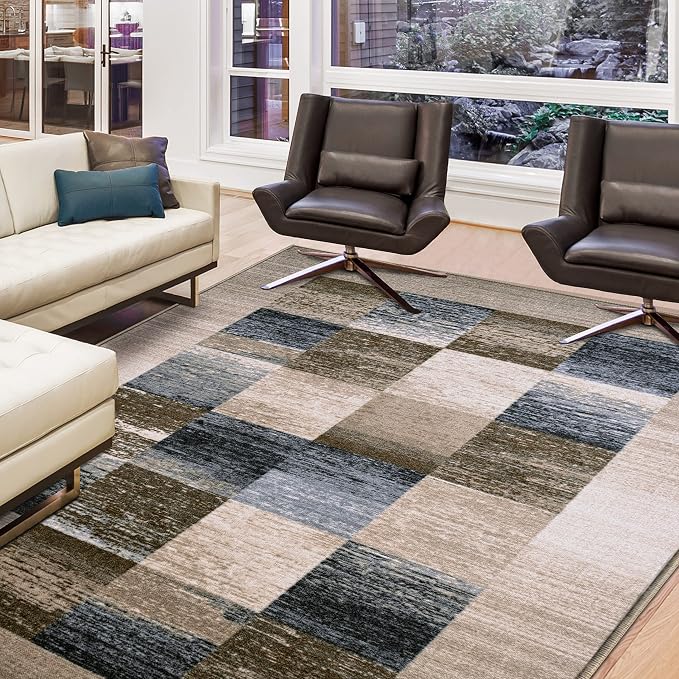 Superior LCKWD-Nylon-Parent Area Rug, 5 ft x 8 ft, Cream - Image 6