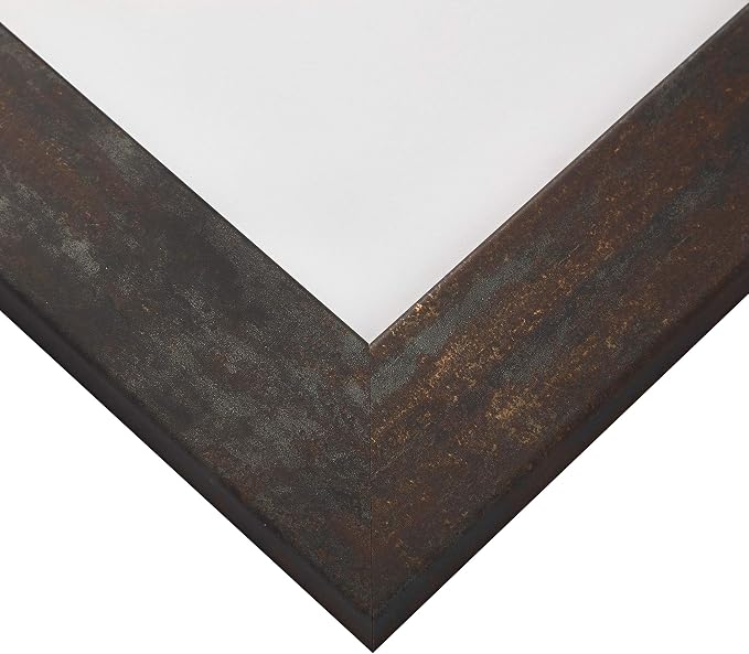 Craig Frames 4x6 Weathered Steel Picture Frame for Posters and Gallery Wall | Displays photos and prints behind clear glass, ready to hang, made in the USA - Image 4