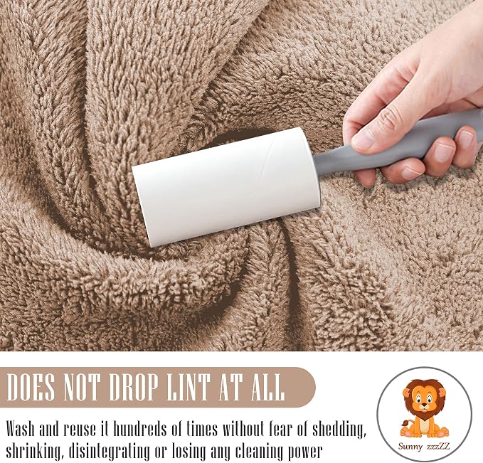 Sunny zzzZZ 24 Pack Kitchen Dishcloths - Does Not Shed Fluff - Reusable Dish Towels, Dish Cloths, Super Absorbent Coral Fleece Cleaning Cloths, Nonstick Oil Washable Fast Drying, 10 x 10 Inch (Brown) - Image 4