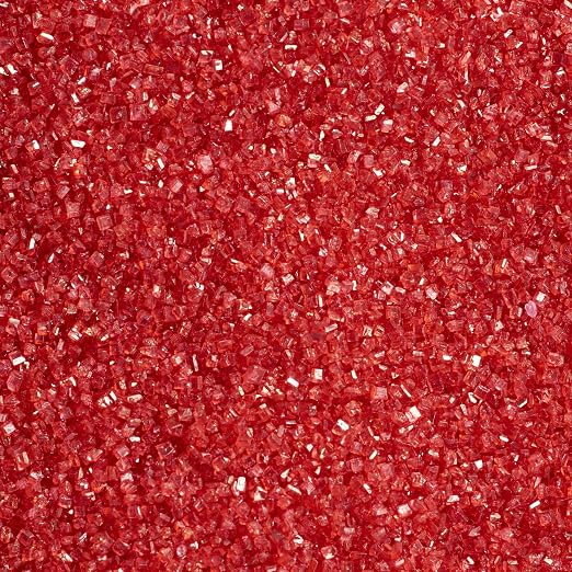 DecoPac Sanding Sugar | Red Edible Sugar Sprinkles | 33oz | Edible Sanding Sugar in Handheld Container | Made In USA | Sugar Sprinkle Mix For Cakes, Cupcakes, Cookies, Extra Large Pack | 33 Ounce - Red by Decopac