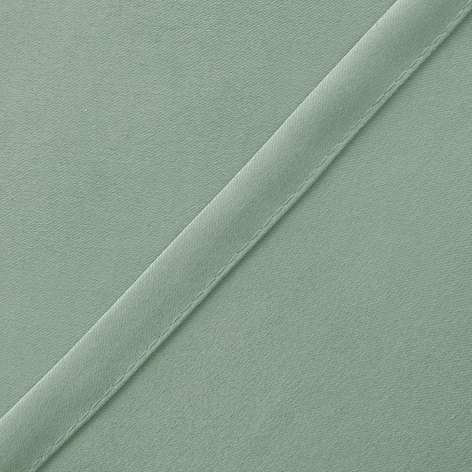 Hiasan Valance Curtains for Kitchen Blackout Thermal Insulated Solid Window Curtain Valance, Light Sage, 60 x 18 Inches, 1 Panel - Image 4