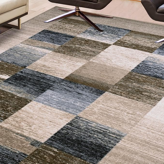 Superior LCKWD-Nylon-Parent Area Rug, 5 ft x 8 ft, Cream - Image 7
