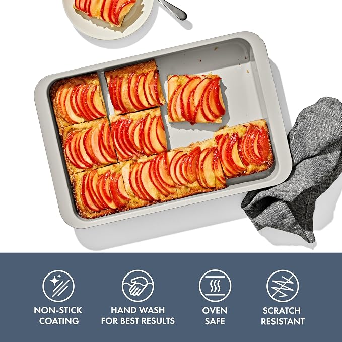 OXO Good Grips Non-Stick Pro Ceramic Coated Metal Bakeware 9” x 13” Cake Pan – Storm Blue - Image 2