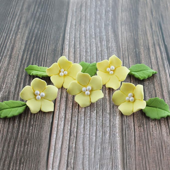 Global Sugar Art 24-Count Mini Yellow Edible Flowers Cake Decorations | Mini yellow edible flowers, mini edible flowers cake decorations, yellow edible flowers, edible blossoms, gum paste flowers - Image 9