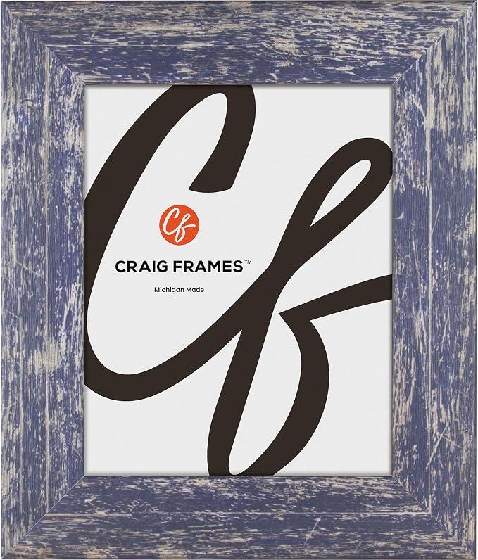 Craig Frames 16x18 Blue Picture Frame for Posters, Gallery Wall, and Photos | Lightweight shatter resistant acrylic facing with a rigid backing board, made in the USA - Image 7