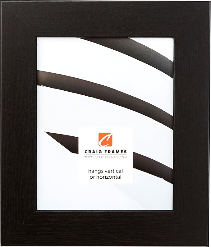 Craig Frames 16x22 Black Oak Picture Frame for Posters and Gallery Wall | Lightweight shatter resistant acrylic facing with a rigid backing board, made in the USA - Image 3
