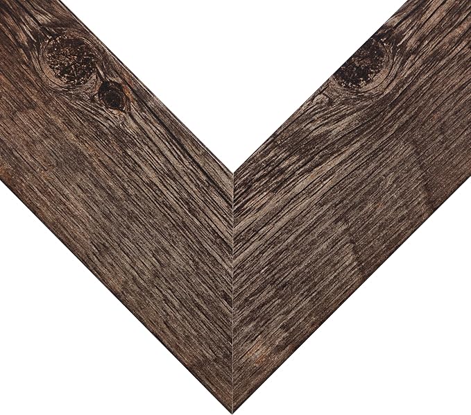 Craig Frames 18x30 Brown Oak Poster Frame for Posters and Gallery Wall | Lightweight shatter resistant acrylic facing with a rigid backing board, made in the USA - Image 3