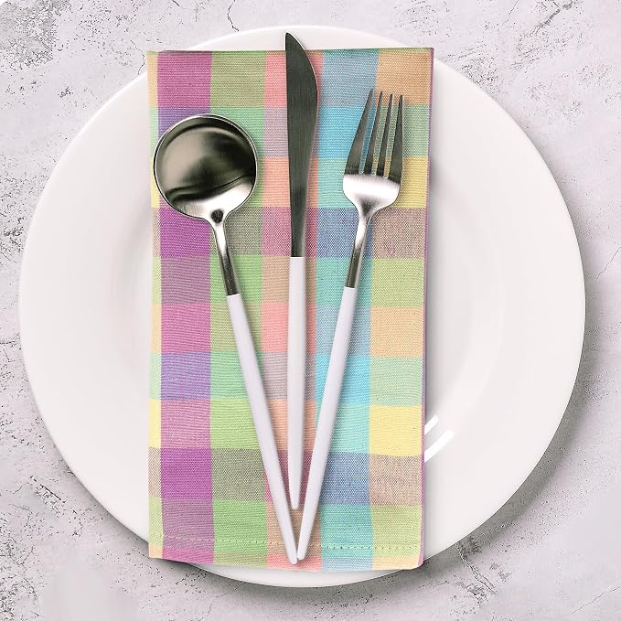 Urban Villa Cloth Napkins Cotton 20x20 (Set of 12) Lagyp - Image 6