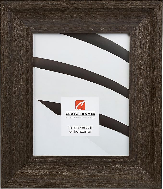 Craig Frames 2.5DRIFTWOODBK 16 by 24-Inch Picture Frame, Wood Grain Finish, 2.5-Inch Wide, Weathered Black by CraigFrames