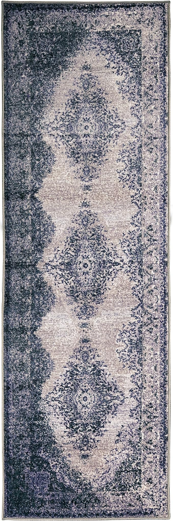 SUPERIOR Bedroom, Farmhouse, Kitchen, Entryway, Laundry, Living Room Decor, Eldwin Collection Area Rug, 2' 7" x 8' by SUPERIOR