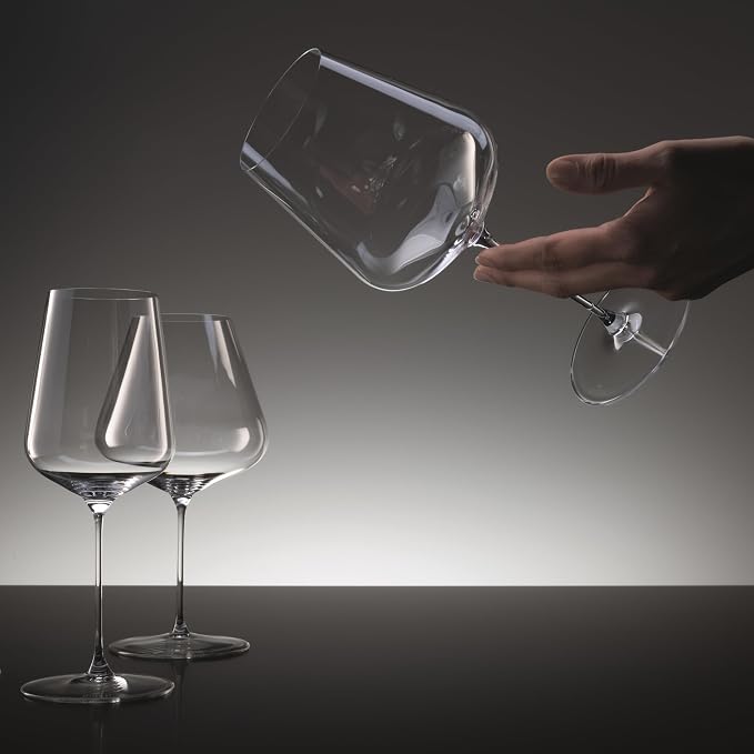 Spiegelau Definition Crystal Universal Wine Glasses for Red and White Wines, Durable Drinking Glasses for Housewarming, Birthday Party, Wedding Gifts, Home Bar, Elegant Glassware, 19 oz, Set of 2 - Image 10