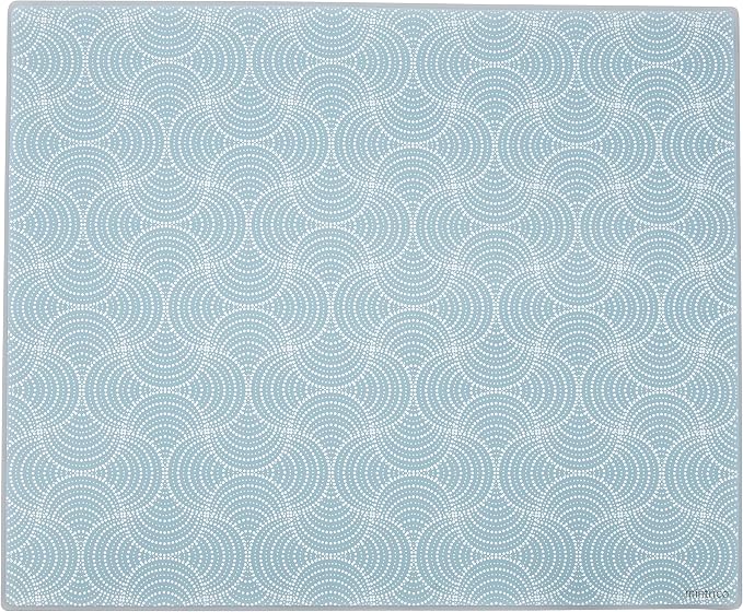 Mintrico placemat for Dining Table Set of 2 Silicone Heat Resistant Non Slip (2, Blue dot) … by Mintrico