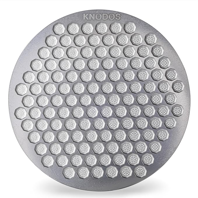 58mm Espresso Puck Screen for Portafilter Basket - Premium Stainless Steel Espresso Mesh Disk Screen Plate Ultra-Thin Design Coffee Filter (58.35mm, Silver)