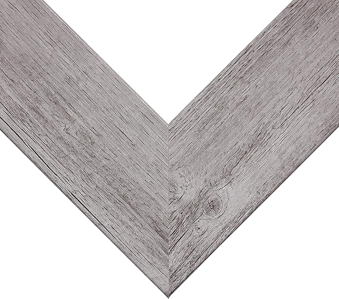 Craig Frames 11x14 Grey Oak Picture Frame for Posters and Gallery Wall | Displays photos and prints behind clear glass, ready to hang, made in the USA - Image 4