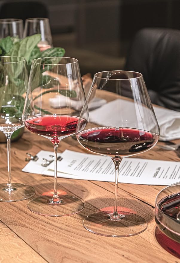 Spiegelau Definition Burgundy Wine Glasses Set of 2 – Large Bowl Red Wine Glasses for Pinot Noir & Burgundy – Lead-Free Crystal Stemware for Home Bar & Entertaining - Image 9